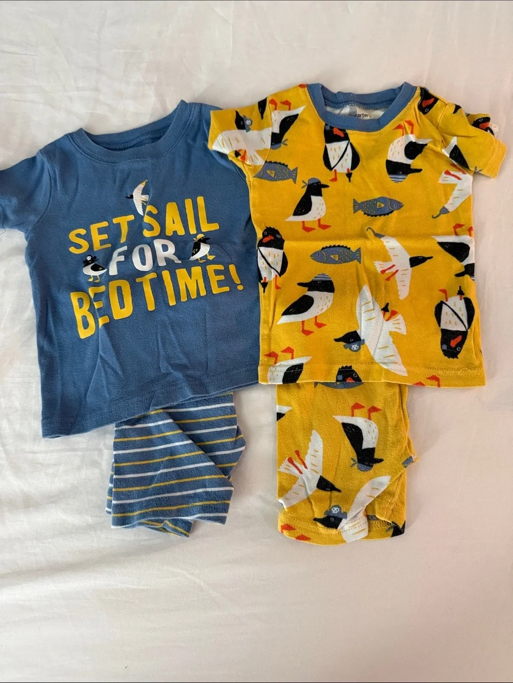 12M Short-Sleeve Carters Pajama Set